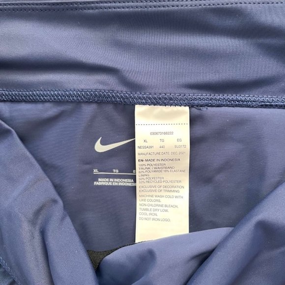 Nike Nessa391 Swim Boardskirt Bottom Skort Navy - Picture 4 of 4